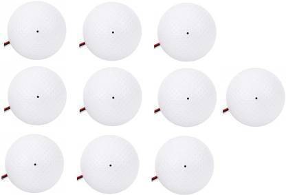 ATEKT CCTV Camera High Fidelity External Microphone with Adjustable Volume Frequency. pack of 10 Camera Microphone