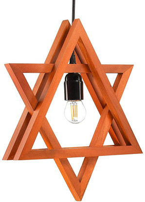 Ecraft ECRAFT STAR WOODEN PENDANT LIGHT 