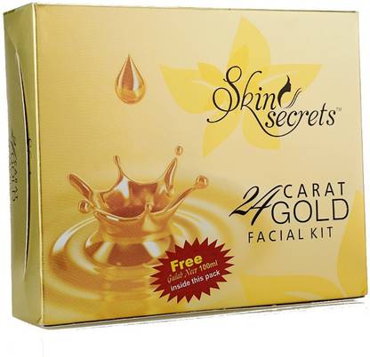 SKIN SECRETS 24 CARAT GOLD FACIAL KIT 62g