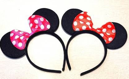 ArcenalArt Hair bands or Jewellery of plastic and fabric for girls, women, and kids (babies) multicolor pack of 2 Hair Band