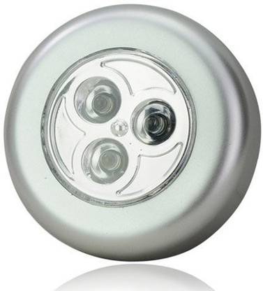 CELLFORCE Click LED Push Lights Self Adhesive Battery Operated Lamp Lofts Sheds LED Touch Night on Battery Powered Lamp Led small night light Recessed Ceiling Lamp Track Lights Ceiling Lamp