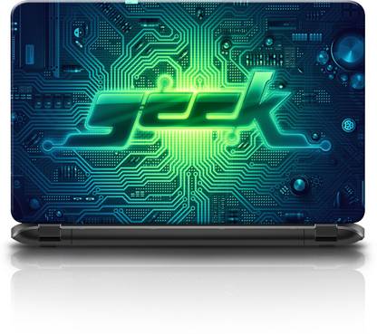 WALLPIK Geek - Computer - Circuit - Technology - Laptop Skin - Decal - Sticker - Fit For All Brands and Models - WP1079(14-inch) Vinyl Reusable Laptop Skin Compatible for 14 inch