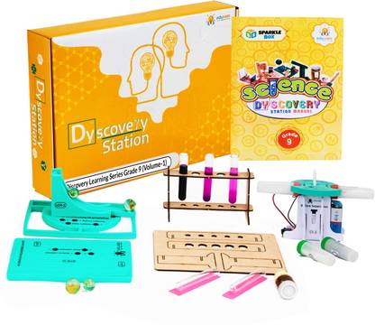 Sparkle box Science Class 9 Kit, Gift for Kids 10+ Years with 7 STEM Discovery Experiments