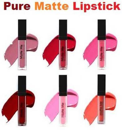 J & F Pure Matte Lipstick 6 in 1