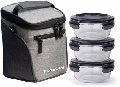TUPPERWARE 11158418 3 Containers Lunch Box