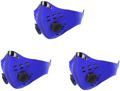 IRIS Reusable Anti-dust Anti-Pollution Mask with Exhalation Valves Air Filter for Cycling, Running, Outdoor Activities Washable, Reusable