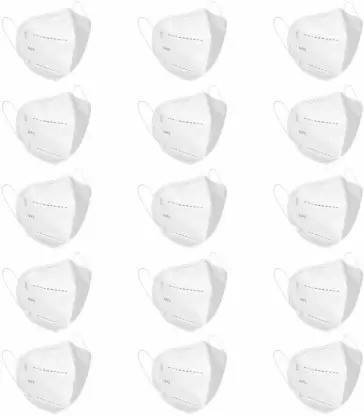 Wellstar 6 Layers N95 / KN95 FFP2 Multi level Filtration & Protection, Resuable, keep highly secure from Viruses Anti Pollution, Anti Bacterial, Anti Virus Without Respirator, Approved and Certified Face Mask FM_202A (White, Free Size, Pack of 15) 6 Layers N95 / KN95 FFP2 Multi level Filtration & Protection, Resuable, keep highly secure from Viruses Anti Pollution, Anti Bacterial, Anti Virus Without Respirator, Approved and Certified Face Mask FM_202A (White, Free Size, Pack of 15) Non-Washable, Water Resistant