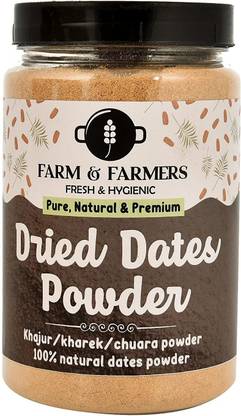 Farm & Farmers Natural & Organic Dried Dates Powder - 300 Gram Dry Dates