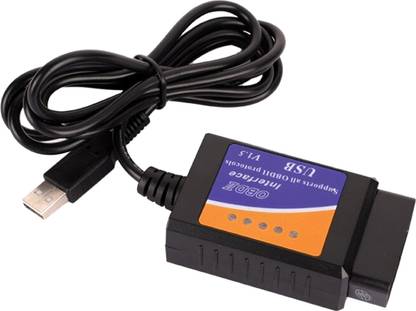 SellRider Feature Advance Elm327 USB Obd2 OBD-II Car Diagnostic Scanner for PC/Computer (ELM 327 USB 1.5V) OBD Interface