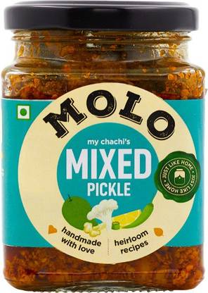 Molo My Chachi's Mixed Pickle 250gm Mixed Vegetable Pickle