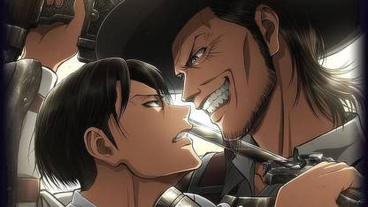 Anime Attack On Kenny Ackerman Levi Ackerman Matte Finish Poster Paper Print
