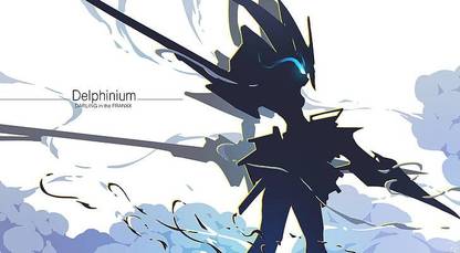 Robot Anime Vectors Darling In The Franxx Delphinium Darling In The Franxx Matte Finish Poster Paper Print