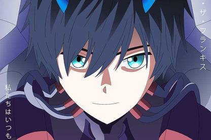 Anime Darling In The Franxx Hiro Darling In The Franxx Hd Matte Finish Poster Paper Print