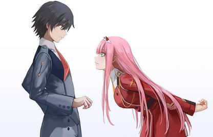 Hiro Darling In The Franxx Zero Two Darling In The Franxx Matte Finish Poster Paper Print
