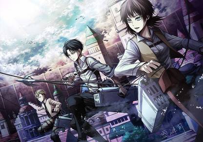 Anime Attack On Furlan Church Isabel Magnolia Matte Finish Poster Paper Print
