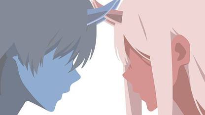 Darling In The Franxx Code 016 Hiro Code 002 Zero Two Darling In The Franxx Matte Finish Poster Paper Print