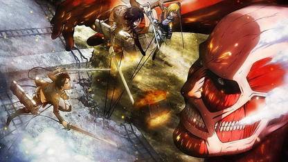 Anime Attack On Titan Armin Arlert Colossal Titan Matte Finish Poster Paper Print