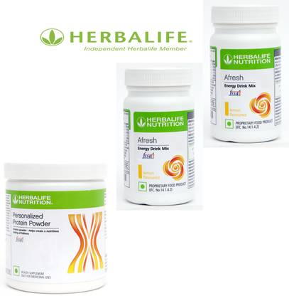 HERBALIFE personalized protien powder (200gm) +afresh lemon 2 peice Protein Shake