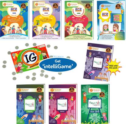 ukg kids 560 pages 7 books bundle ace early learning worksheets writing practice in english maths hindi gk evs kg 2 4 6 yrs paperbacks 3h learning buy ukg