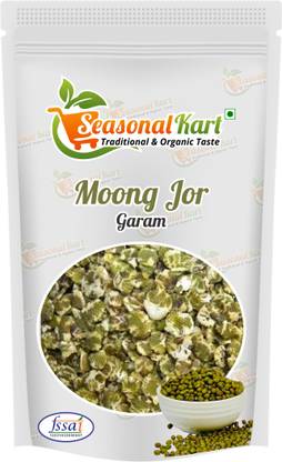 Seasonal Kart Roasted Moong JOR 200 gms|Moong Jhor Roasted Namkeen / Healthy Snacks