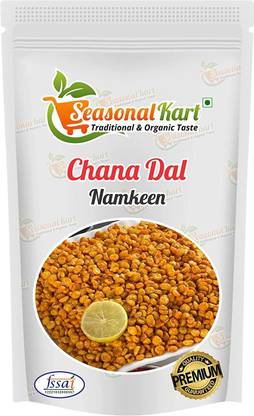 Seasonal Kart Chatpata Chana Dal Namkeen 200 gms- Spicy Chana Dal Masala Snacks