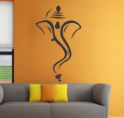 LANSTICK 1 cm VINAYAGAR IMAGE Self Adhesive Sticker