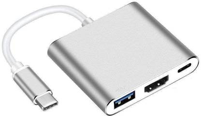 RyzCare USB C to HDMI Multiport Adapter, Type-C Hub Thunderbolt 3 to HDMI 4K Output USB Gaming Adapter