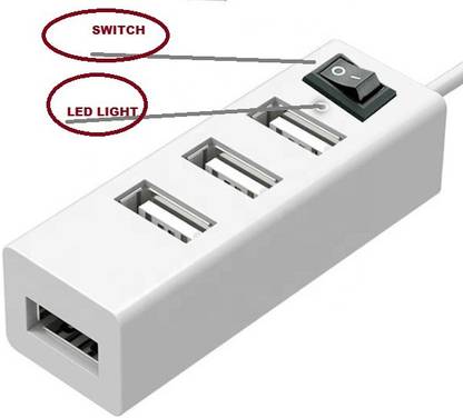 BOPUD USB Charger, USB Cable, Expansion Card, USB Flash Drive USB hub High-Speed Portable Super Speed Multi port Slim USB Hub Multi port USB Hub
