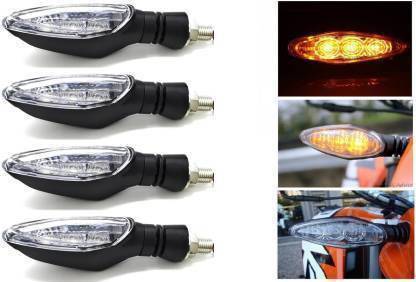 KLOUT Front, Rear Flourescent Indicator Light for Bajaj, KTM Pulsar 200NS
