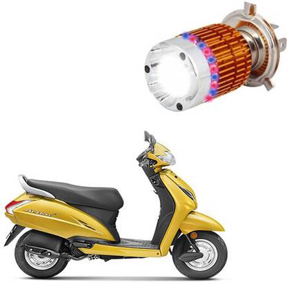 APICAL 3 LED Headlight For Activa 5G Headlight Motorbike LED for Honda (12 V, 35 W)