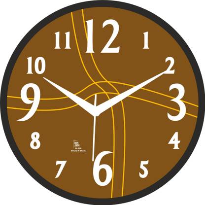 Madhav Creation Analog 25 cm X 25 cm Wall Clock