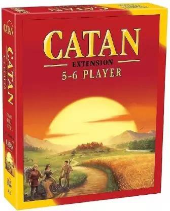 KNAFS Catan 5-6 Player Extension Edition Heavy Quality Multi Color Catan Extension,Board Game,Card Game,for Family,Friends,Kids,Children of and Players Catan Board Game f Strategy & War Board Game