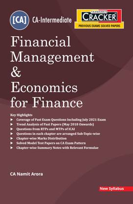 Taxmann's CRACKER for Financial Management & Economics for Finance – Covering Past Exam Questions, RTPs & MTPs of ICAI, Chapter-wise Summary Notes with Formulae | CA-Inter | New Syllabus