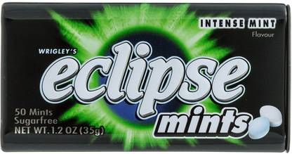 Wrigleys Eclipse Sugar Free Intense Mint Flavour Candy,35g Intense Mint Candy