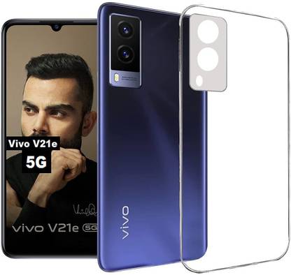 Mobyro Back Cover for Vivo V21e 5g Transparent Back Case Cover