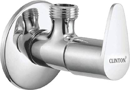 Clinton Stainless Steel Fusion Angle Valve Chrome Plated_set of-1 Angle Cock Faucet
