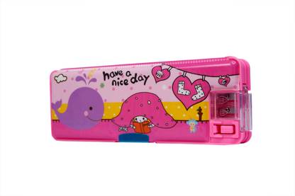 SALTANAT TRADERS Multicolor Pencil Box Geometry Box