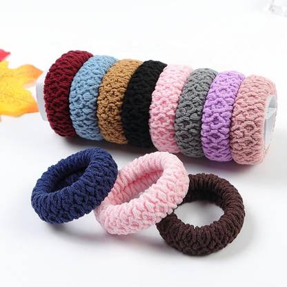 Nyamah sales Hair Rubber Band Ponytail Holders Hair Scrunchies Headband Hair Accessories for Women and Girls Multicolor Hair Tie Bands Thik Hair Band Rubber Band