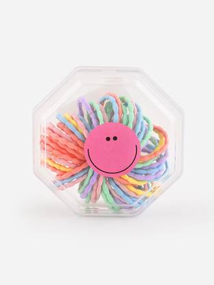 toniQ Kids Gift Box Of 48 Patel Shade Every Day Rubber Band For Girls Rubber Band