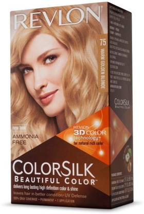 Revlon Warm Golden Blonde No-75 , Colorsilk Beautiful Hair Color