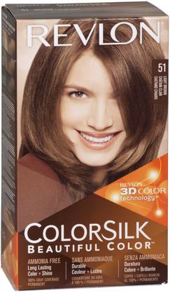 Revlon Light Brown No-51 , Colorsilk Beautiful Hair Color