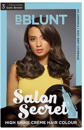BBlunt Salon Secret High Shine Creme Dark Brown 3 , Chocolate Dark brown