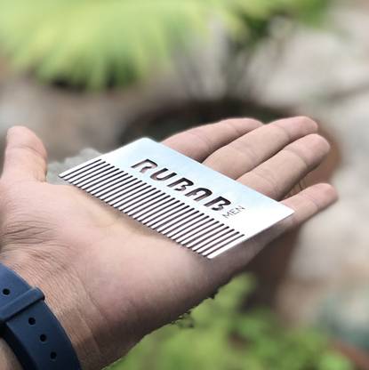 RUBAB MEN Luxury Ultra-Slim Pocket Comb| Fits in any Wallet like ATM Card