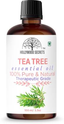 Hollywood Secrets Pure Tea Tree Essential Therapeutic Grade Hair Oil