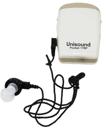 Unisound Super Power Pocket-178 hearing aid device hearing aid amplifier UN-178-Single Cord Pocket Model Hearing Aid