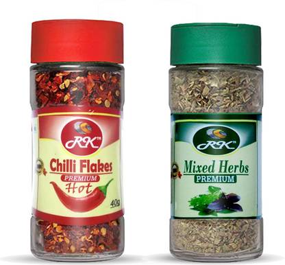 Rk Combo Premium Oregano Seasoning & Mixed Herbs 2-in-1 Combo Pack
