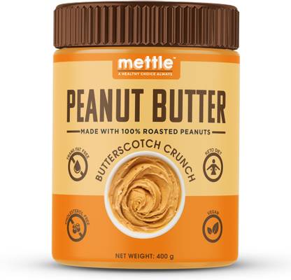 METTLE Peanut Butter Butter Scotch |Sweet N Salty|Non-GMO|Gluten-Free|Vegan|Keto Diet