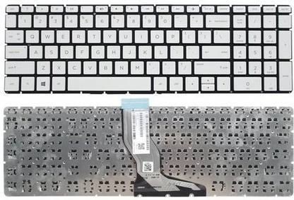 BLSM HP Pavilion 15-AK 15AK 15-AK000 15-AK100 15 AB 15-AB With Backlight US (Silver) Laptop Keyboard Replacement Key