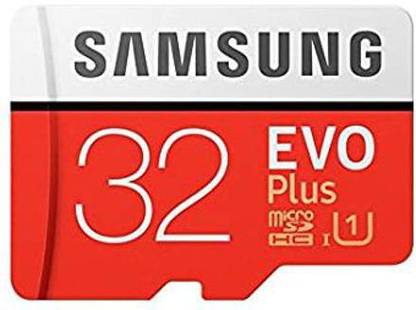 SAMSUNG Original EVO Plus 32 GB ORIGINAL EVO Plus 32 GB SD Card Class 10 95 MB/s  Memory Card Compatible with Mobile, Camera, Computer, Tablet, Gaming Console