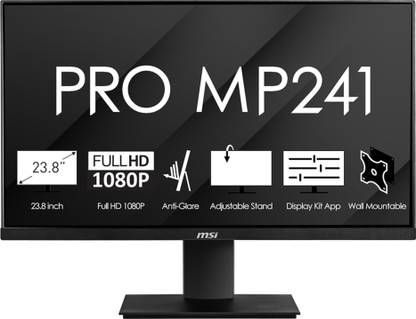 MSI PRO 60.45 cm (24 inch) Full HD LED Backlit IPS Panel Monitor (PRO MP241)